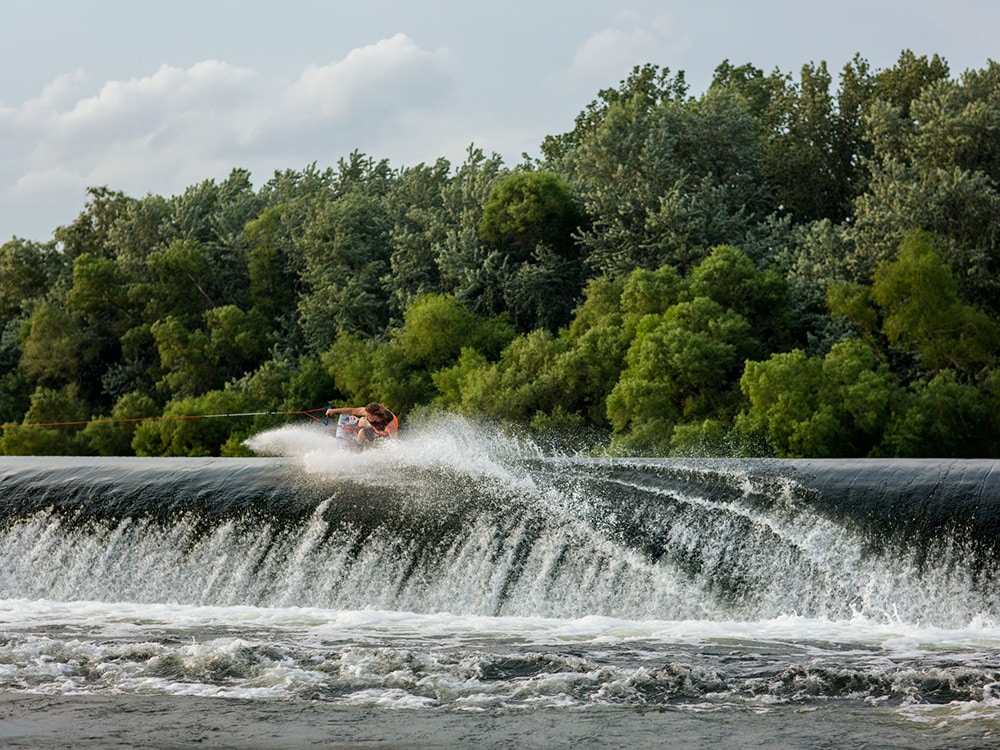 Philly Wake Finals waterfall ride