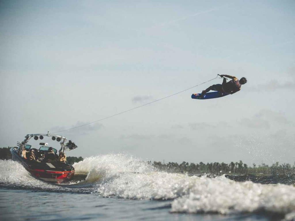 wakeboarding boat