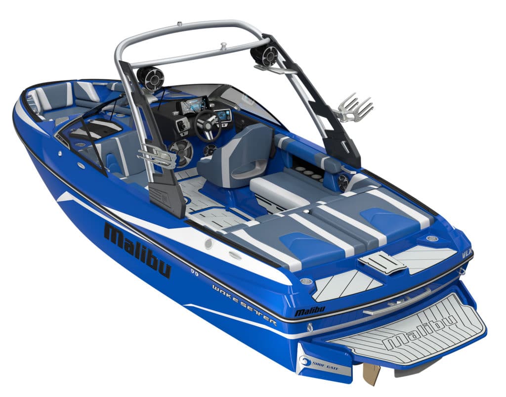 wakesurfing boat