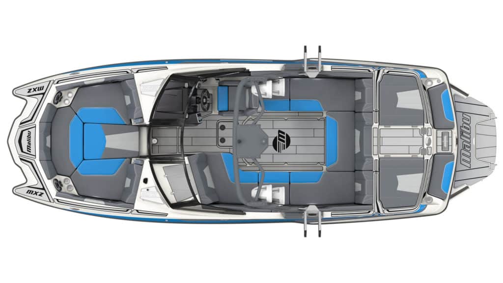 Overhead shot of the 23 MXZ