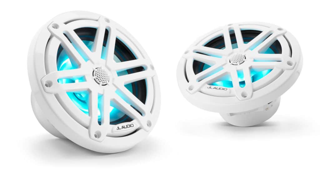 JL Audio M3 6.5-inch (165 mm) Marine Coaxial Speakers with RGB LED Lighting