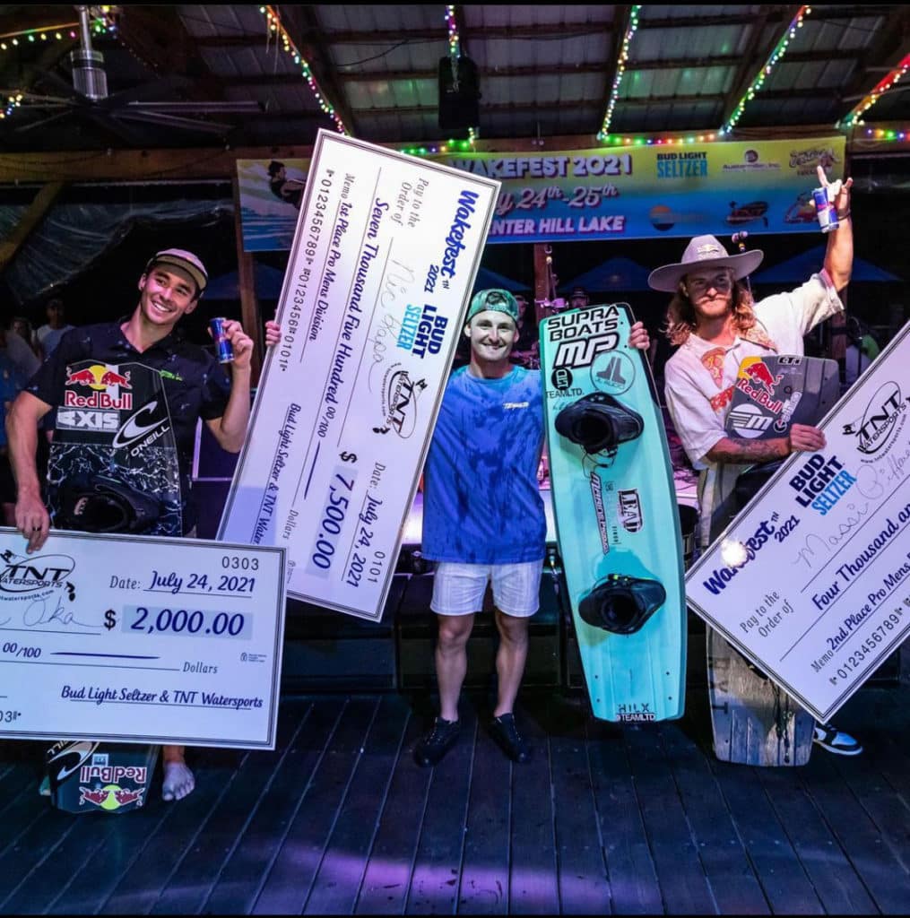 Men's winners at Wakefest