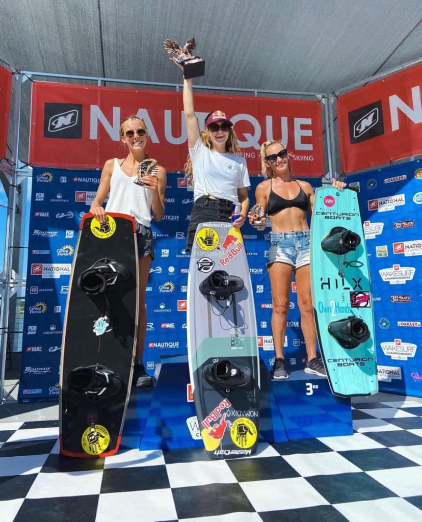 Meagan Ethell wins the Nautique WWA Wakeboard National Title
