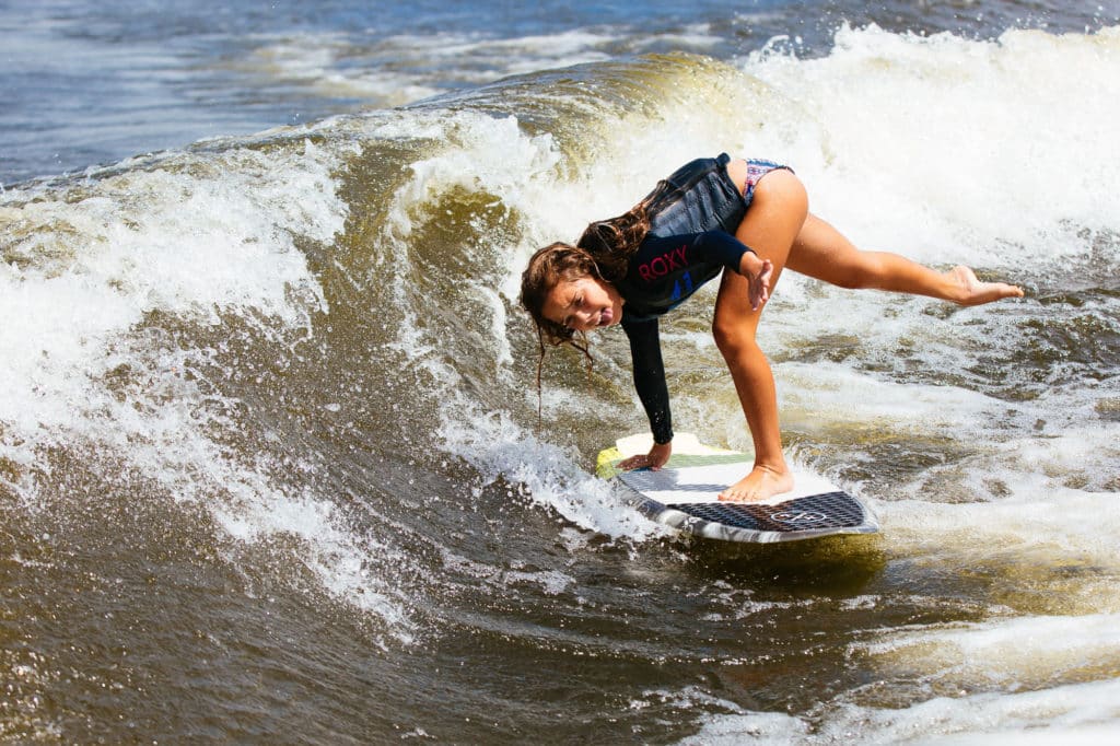 Wakesurfing fun for everyone