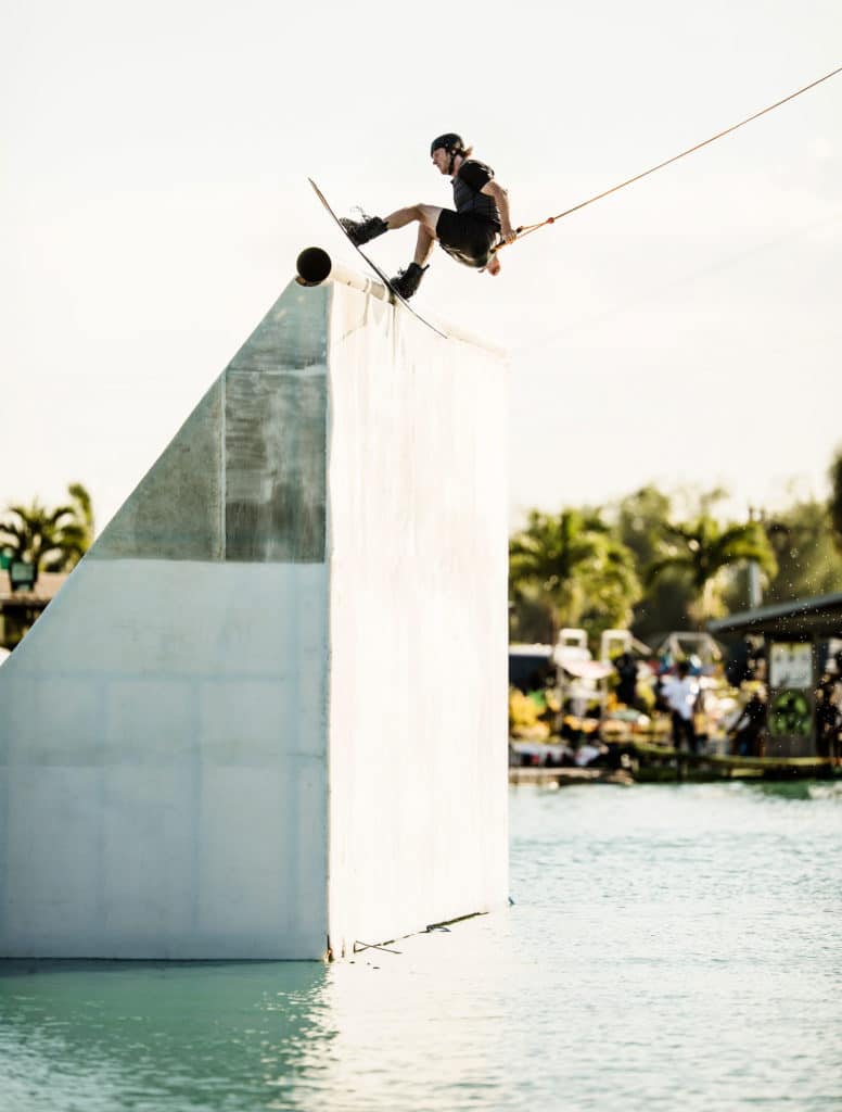 Graeme Burress off the wallride at CWC