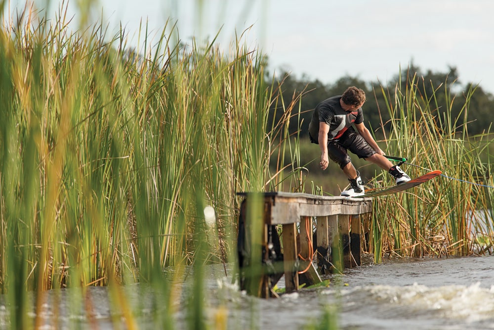 Todd Watson wakeboarding