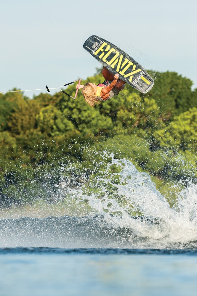 Dallas Friday wakeboarding