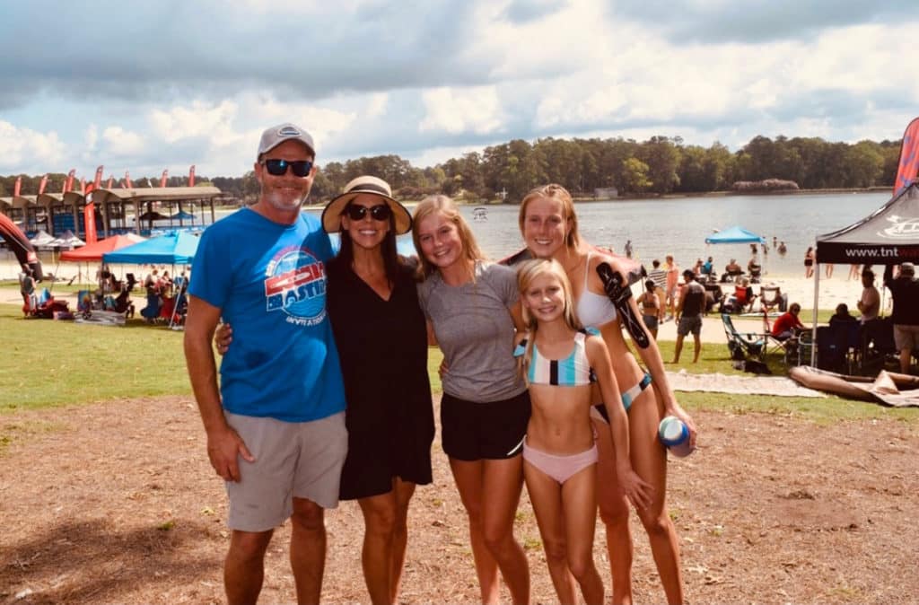 Mary Morgan Howell with her family