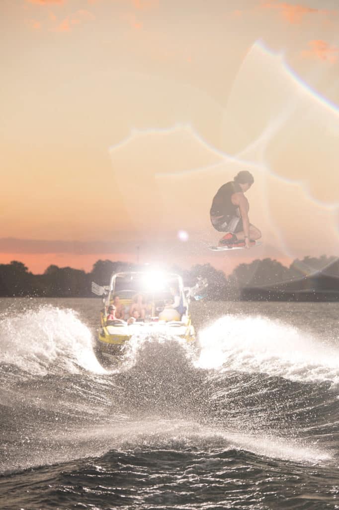 Robby Holihan wakeboarding