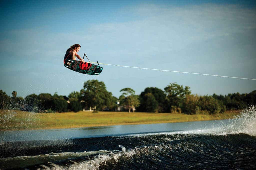 Jimmy LaRiche wakeboarding