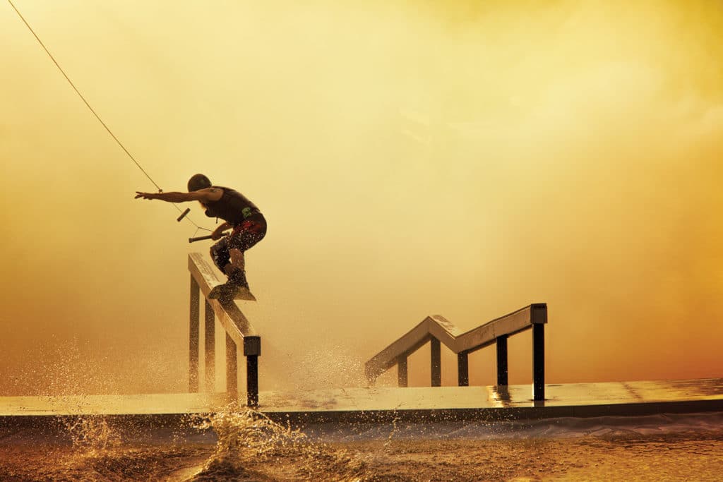 Shane Bonifay wakeboarding