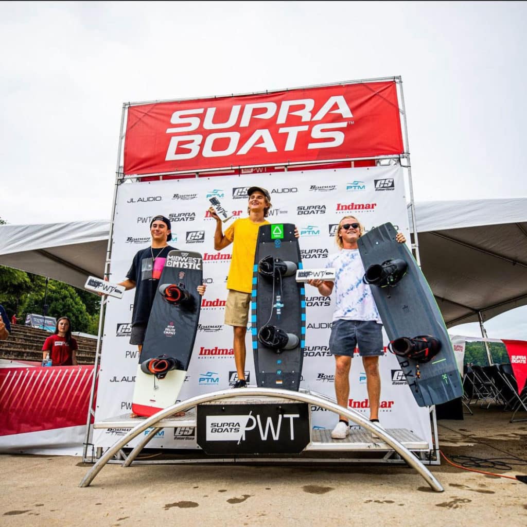 Jr. Men's Wakeboarding Podium Winners