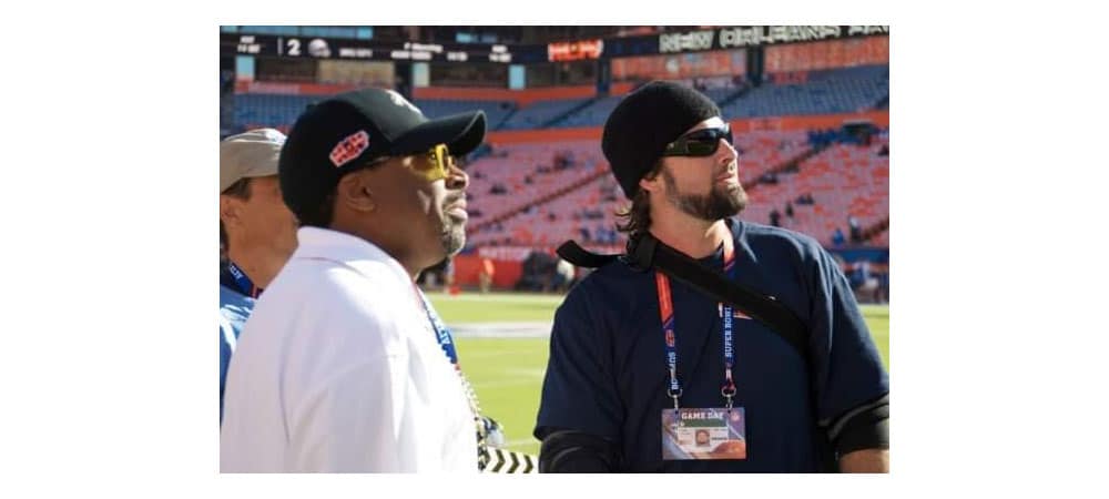 Danny Vanzura with Spike Lee