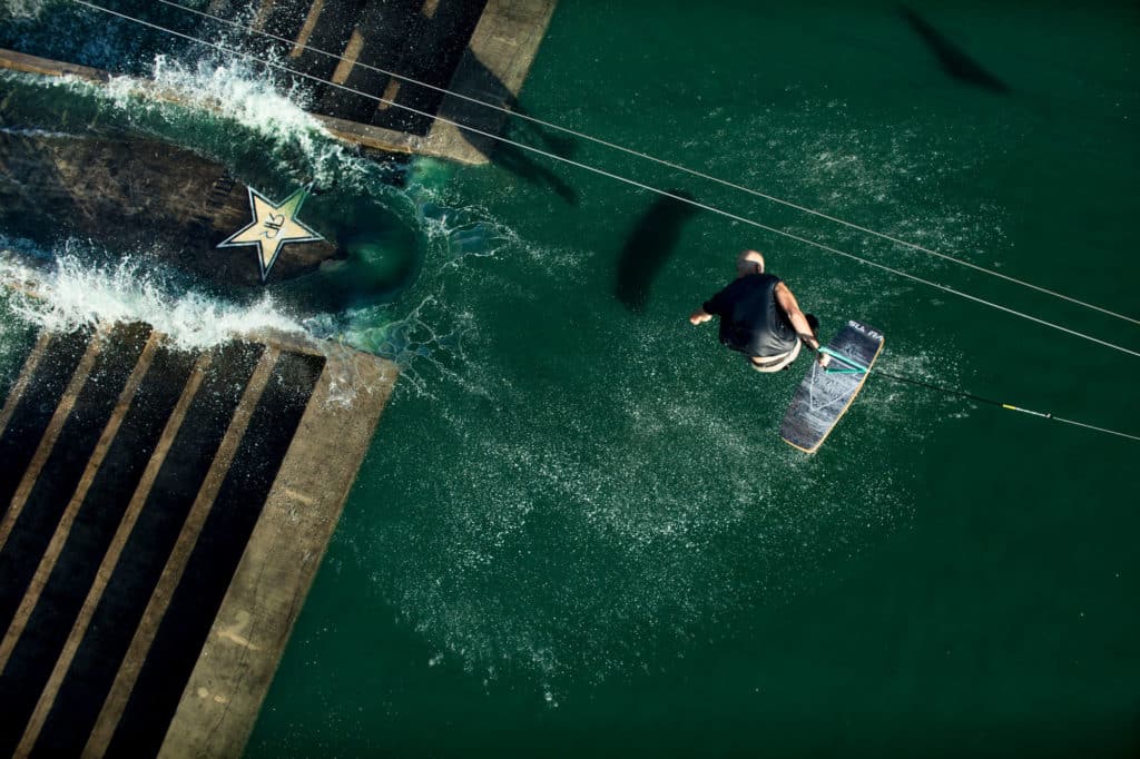 Reed Hansen wakeskating