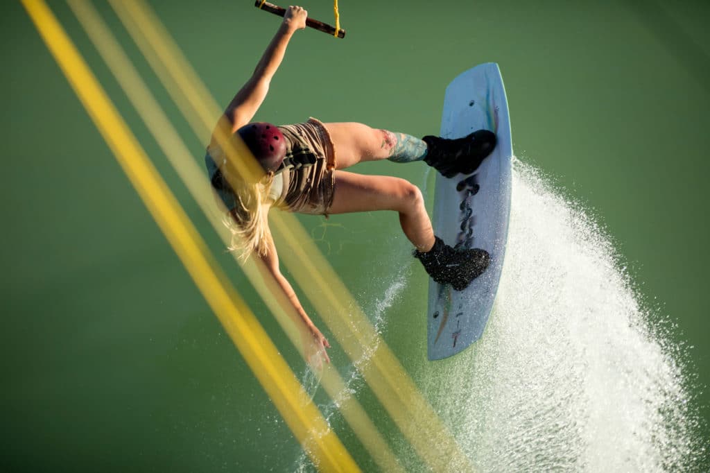 Anna Nikstad making wakeboarding look awesome