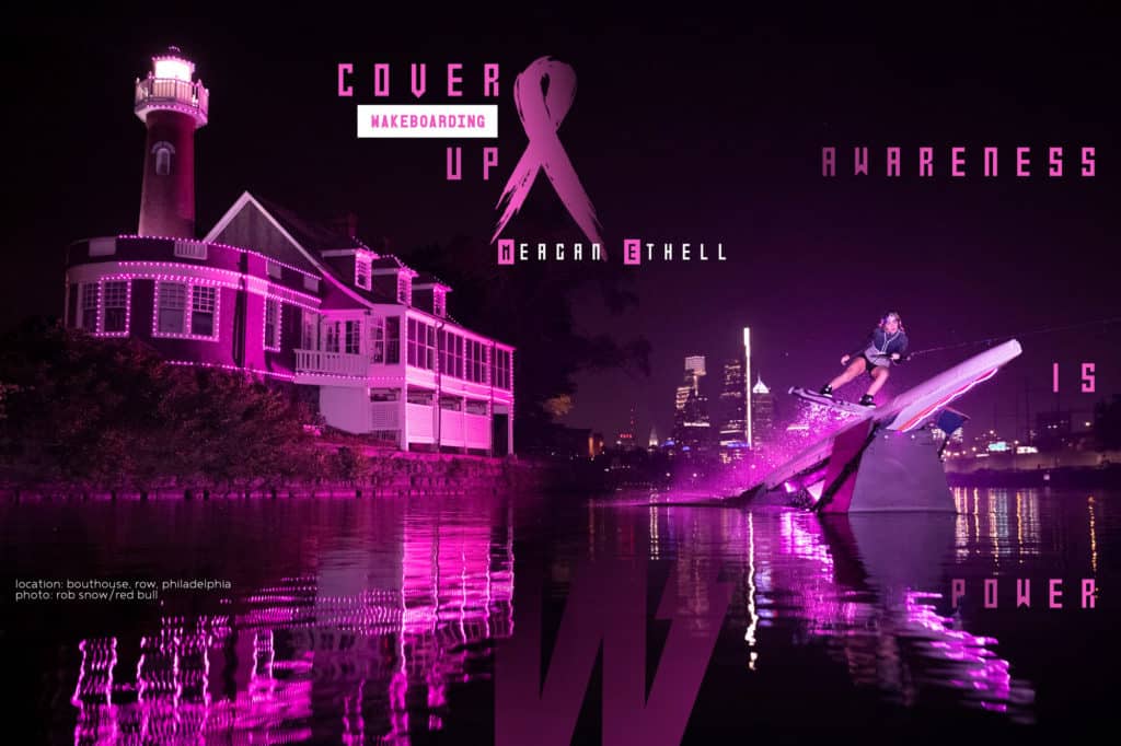 Meagan Ethell in Philadelphia for Breast Cancer Awareness