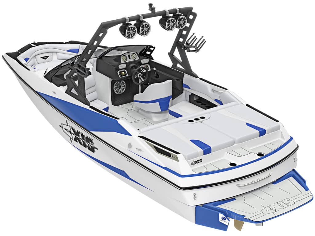 wakesurfing boat