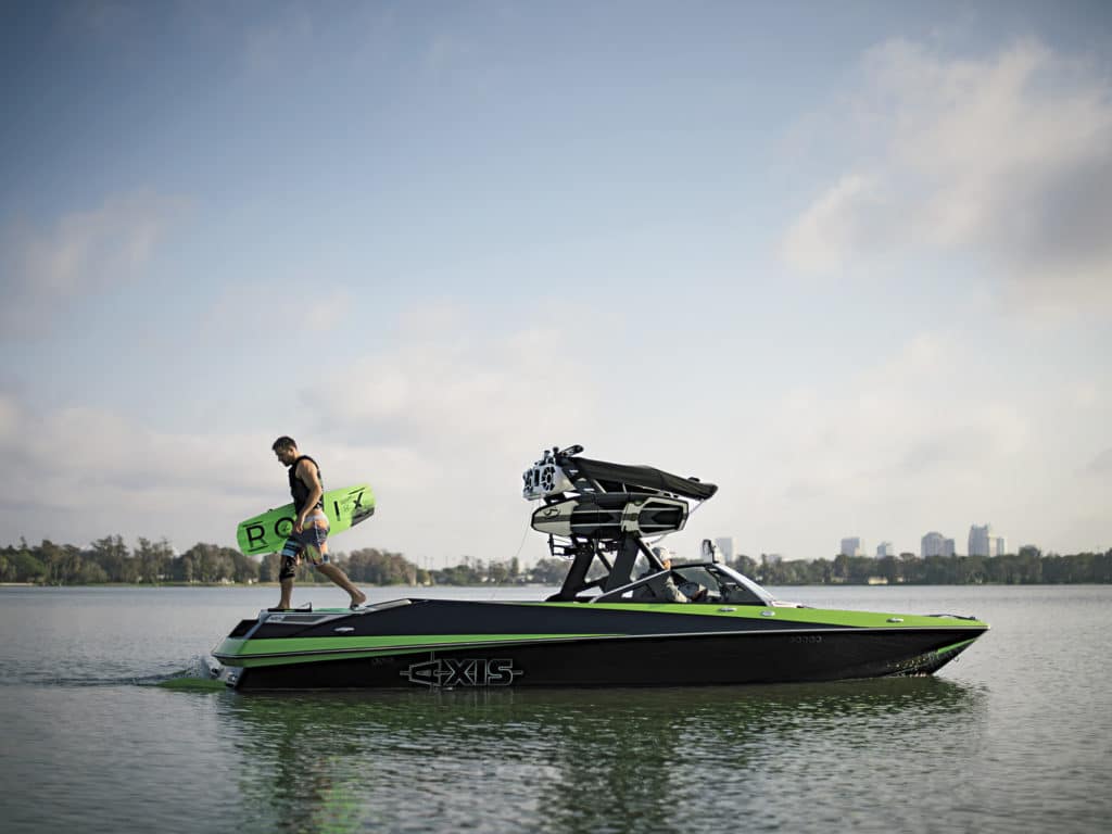 wakeboarding boat