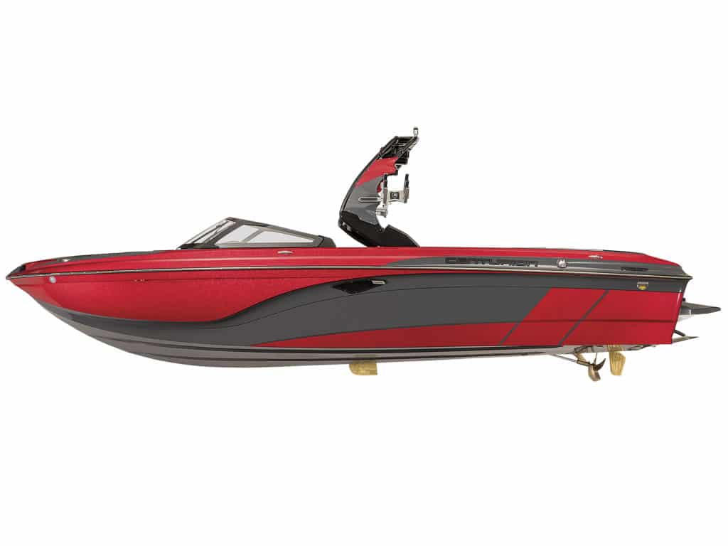 wakesurfing boat