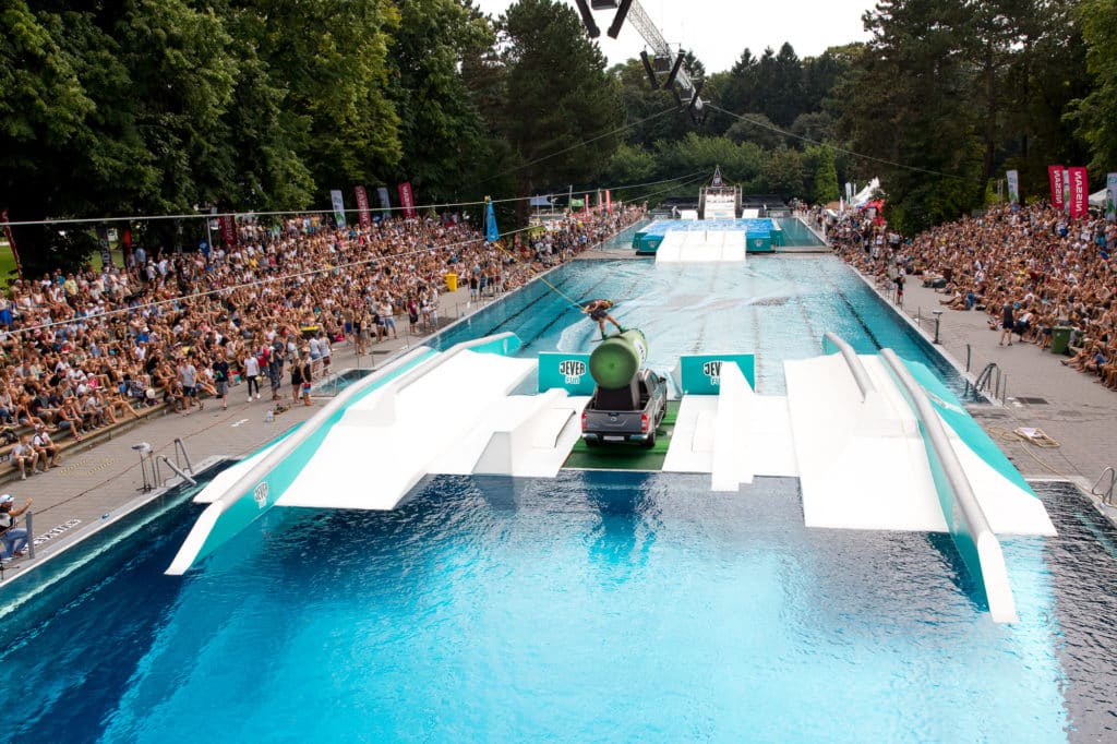 Daniel Grant wakeboarding