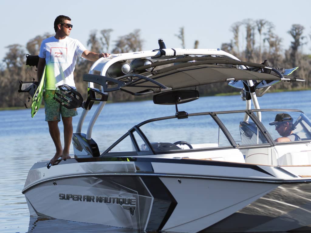 wakeboarding boat