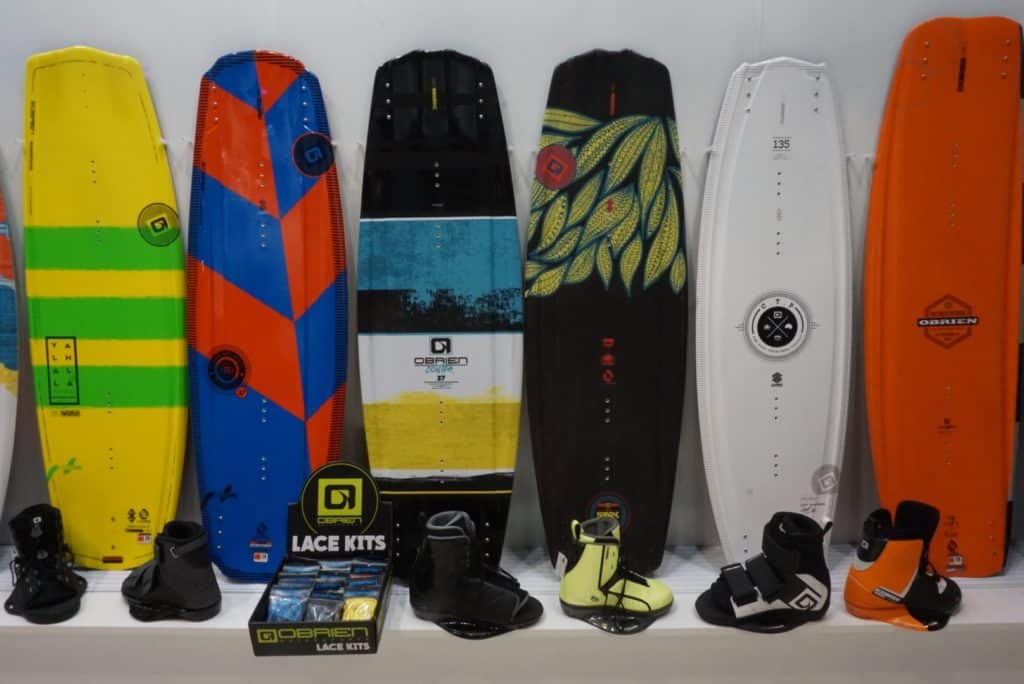 O'Brien wakeboards