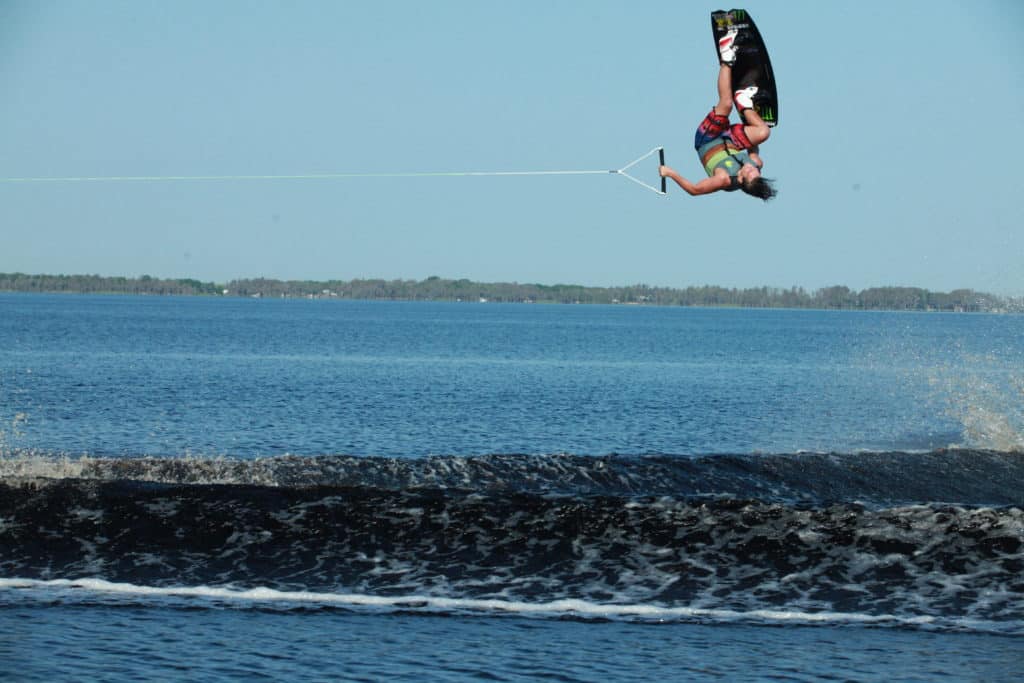 Harley Clifford wakeboarding