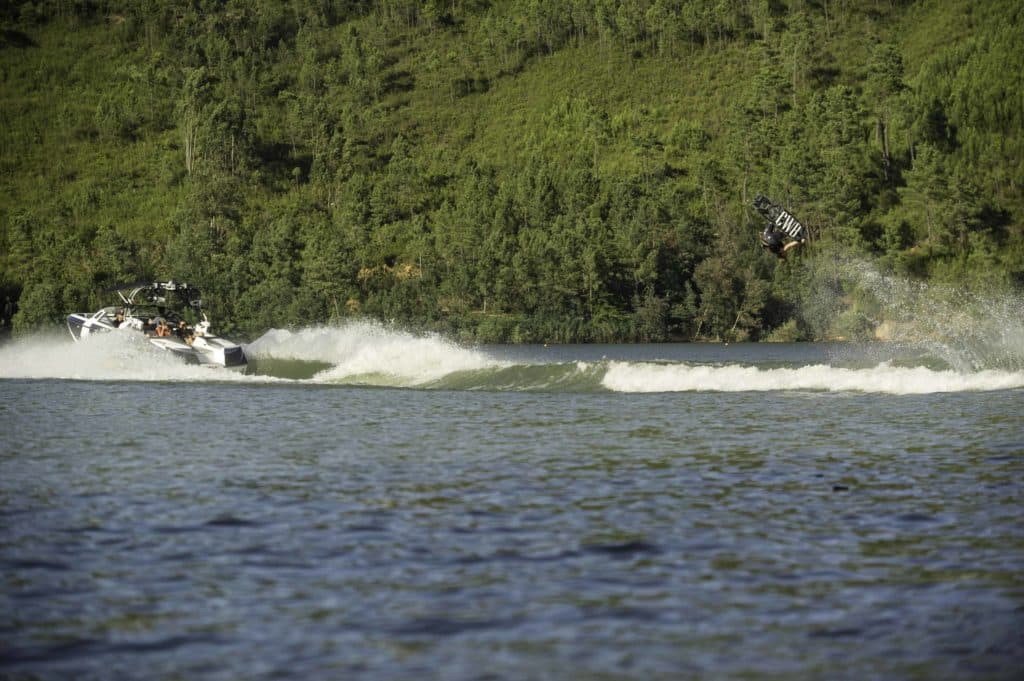 Mike Dowdy wakeboarding