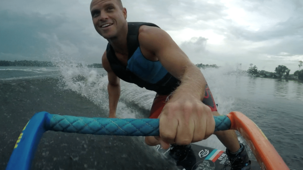 Shaun Murray wakeboarding