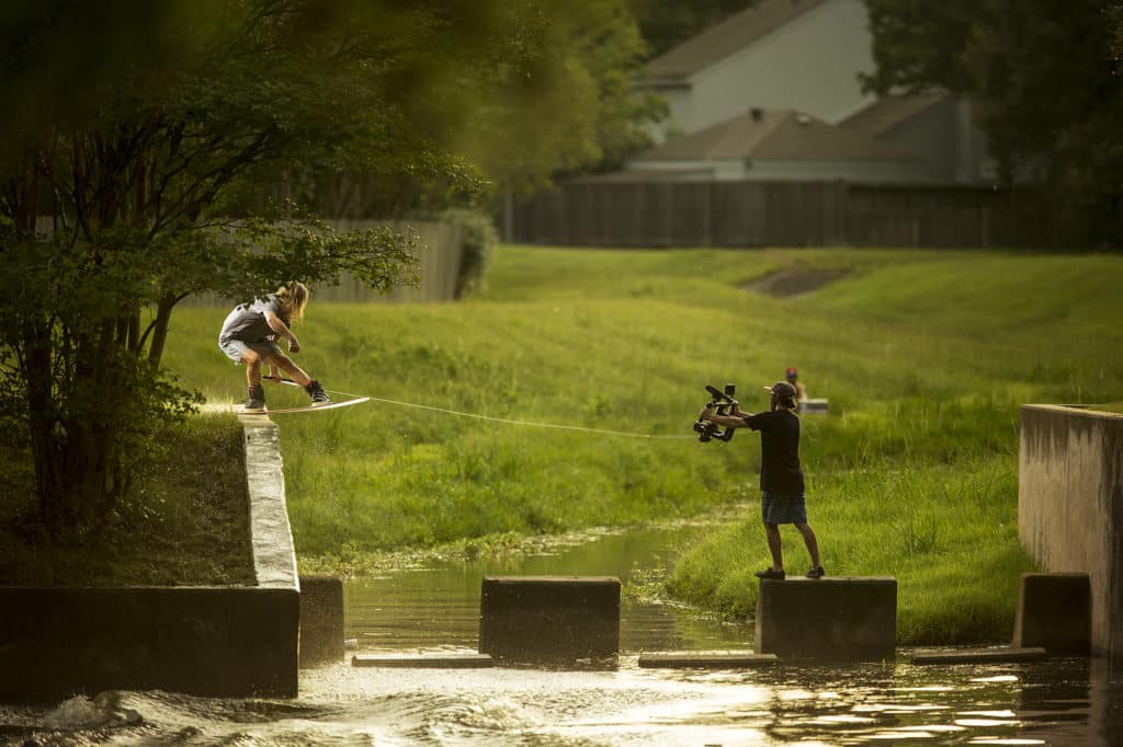 wakeboarding