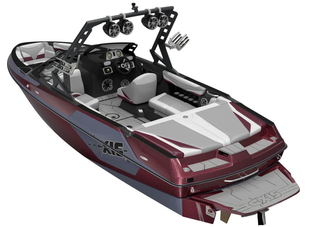 wakesurfing boat