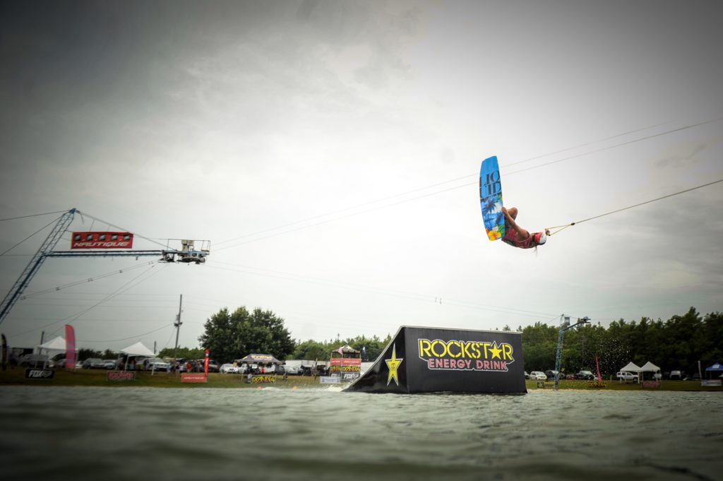 Tom Fooshee wakeboarding