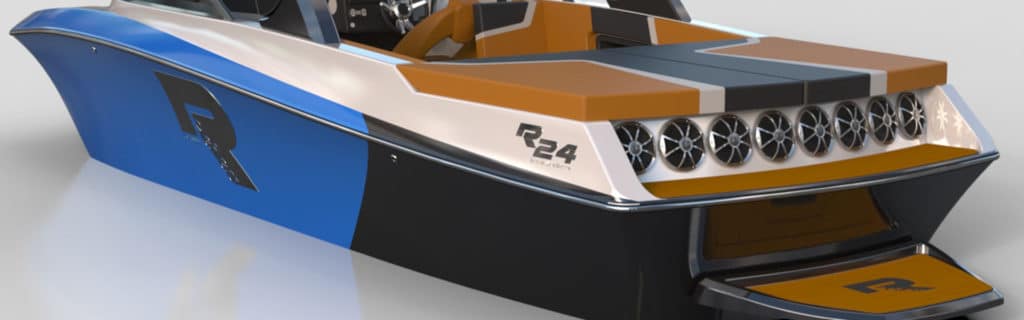 New efficient wakeboarding boat