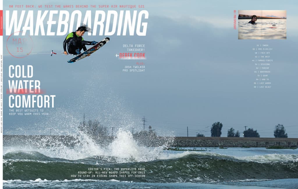 Derek Cook wakeboarding