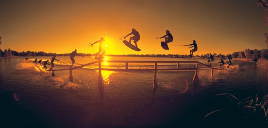 wakeboarding