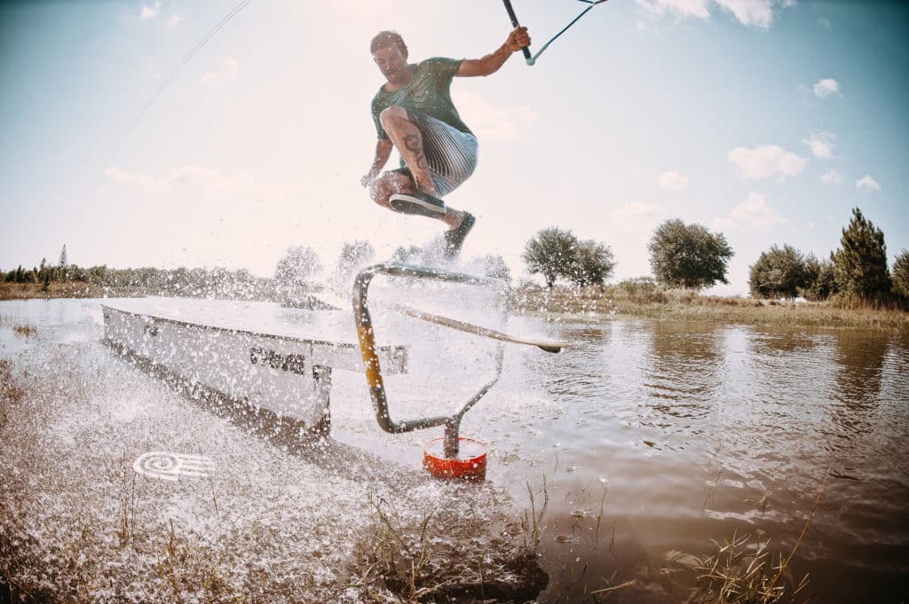 Aaron Reed innovative wakeskater