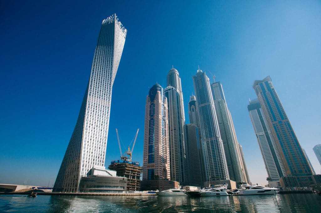 Skyline of Dubai