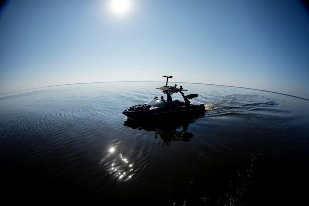 Wake boat on the St. John's River