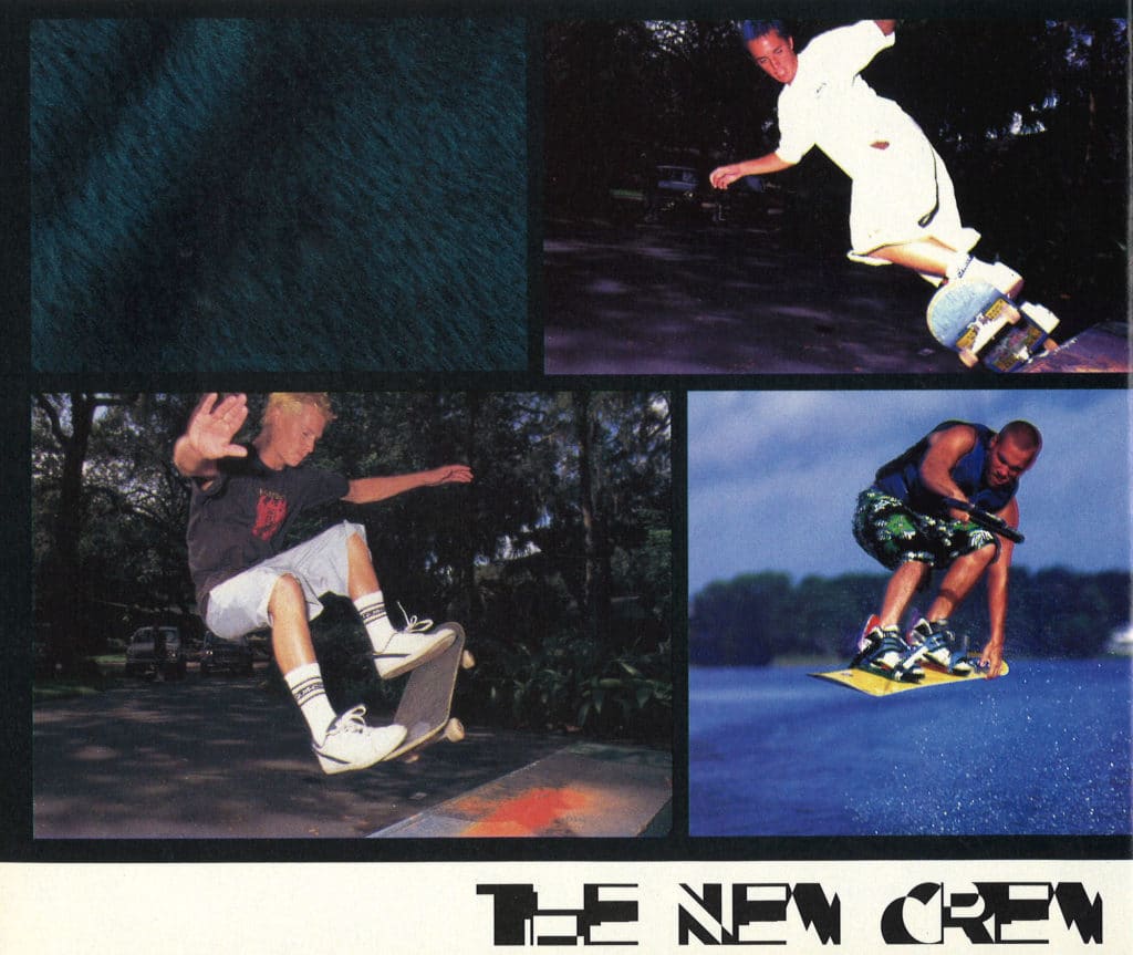 The New Crew wakeboarding in 1997