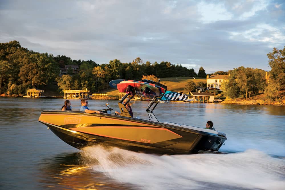 wakeboarding boat