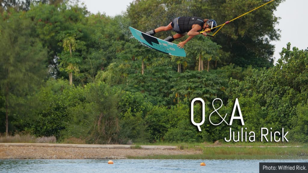 Julia Rick at the cable park