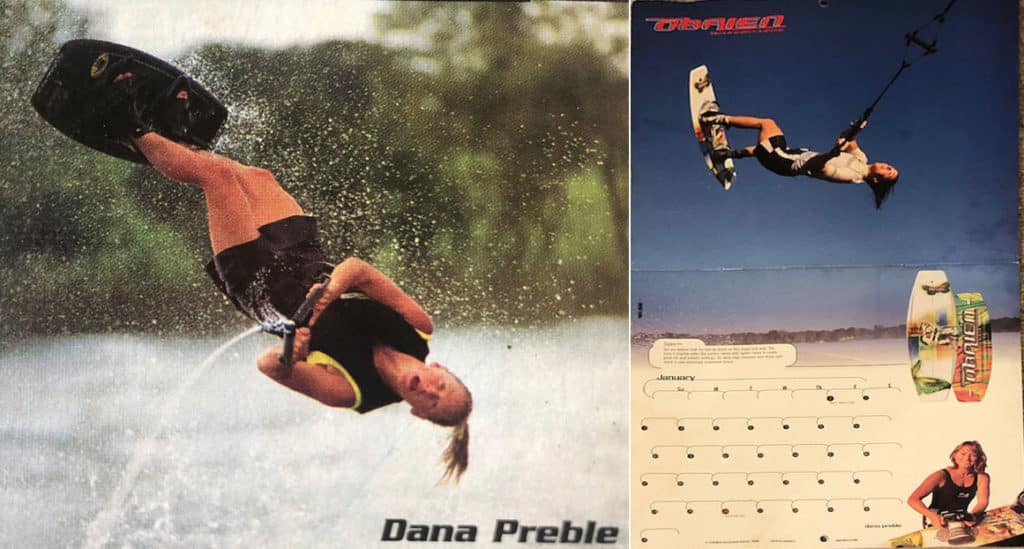 Dana Preble wakeboarding