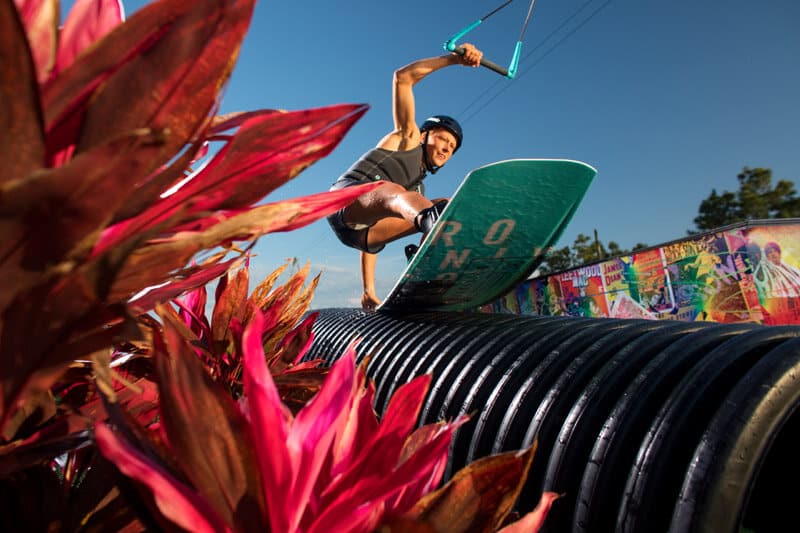 Julia Rick in the cable park