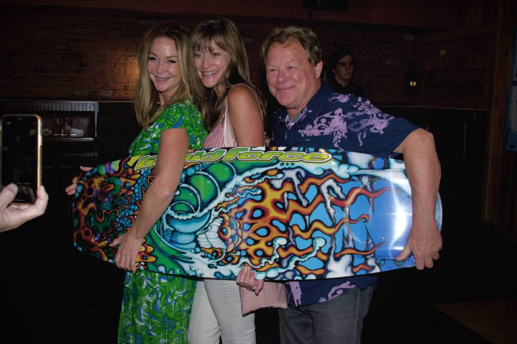 Jimmy Redmond with his lovely wife and Sheri Outlaw