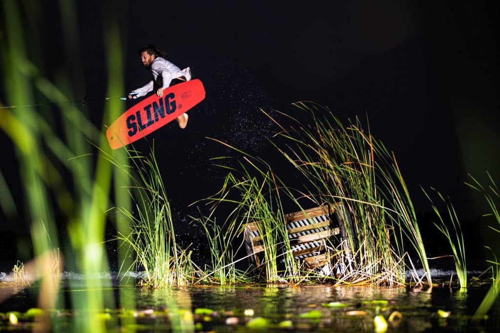 John Dreiling out wakeboarding