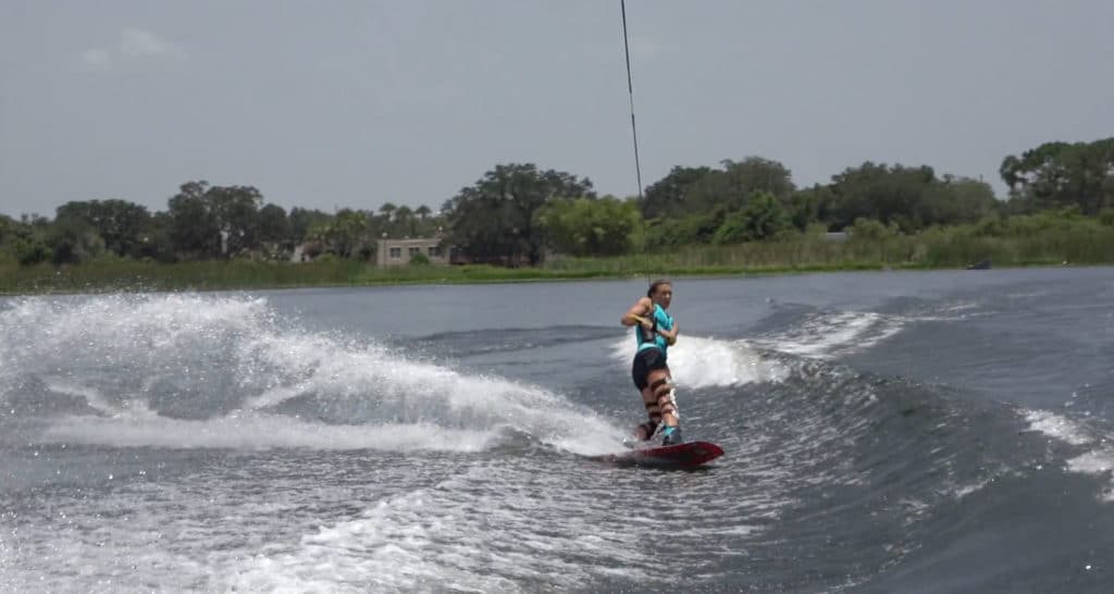 Learning a toeside frontroll