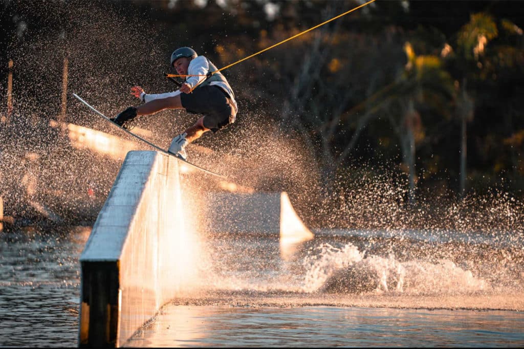 Joe Battleday on a rail