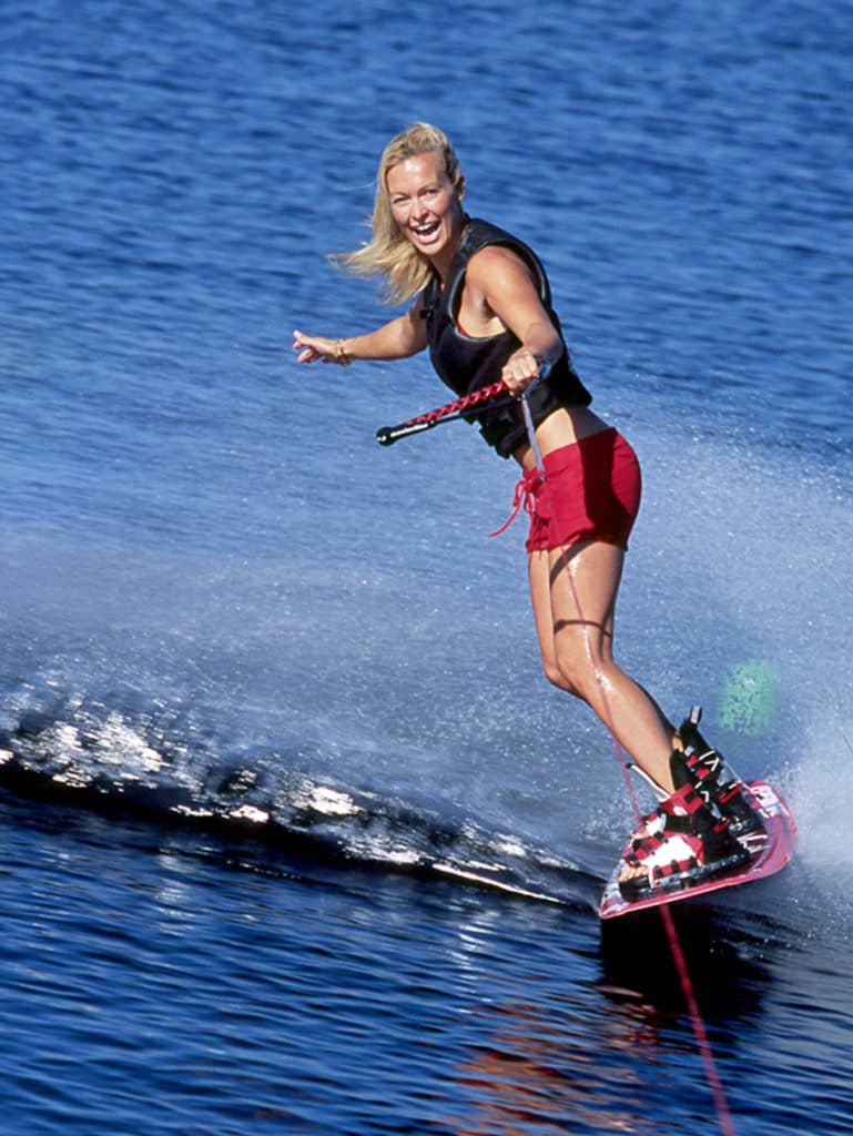 Nicola Huntridge wakeboarding