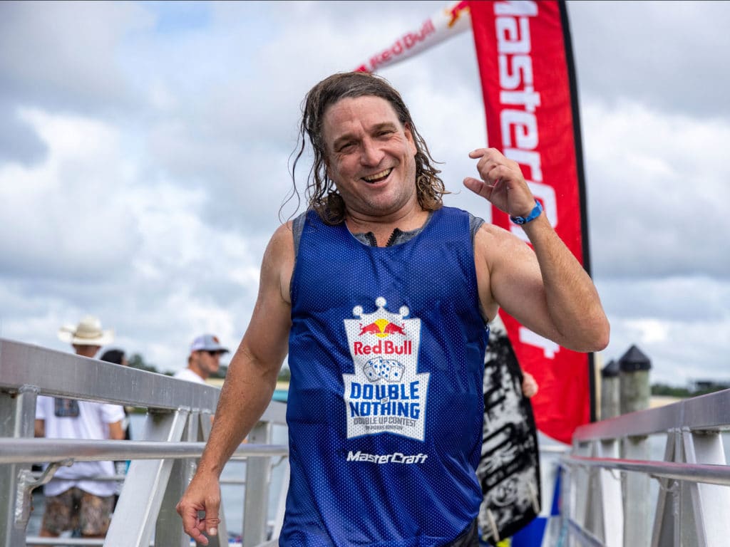 Parks Bonifay on the dock