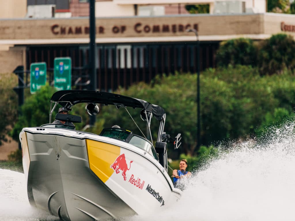 Red Bull and MasterCraft sponsored the event